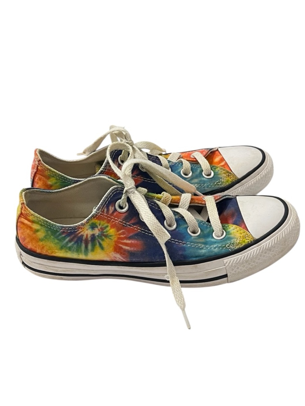 Converse Chuck Taylor All Star Tie Dye Rainbow Low Top Sneakers Women’s Size 6